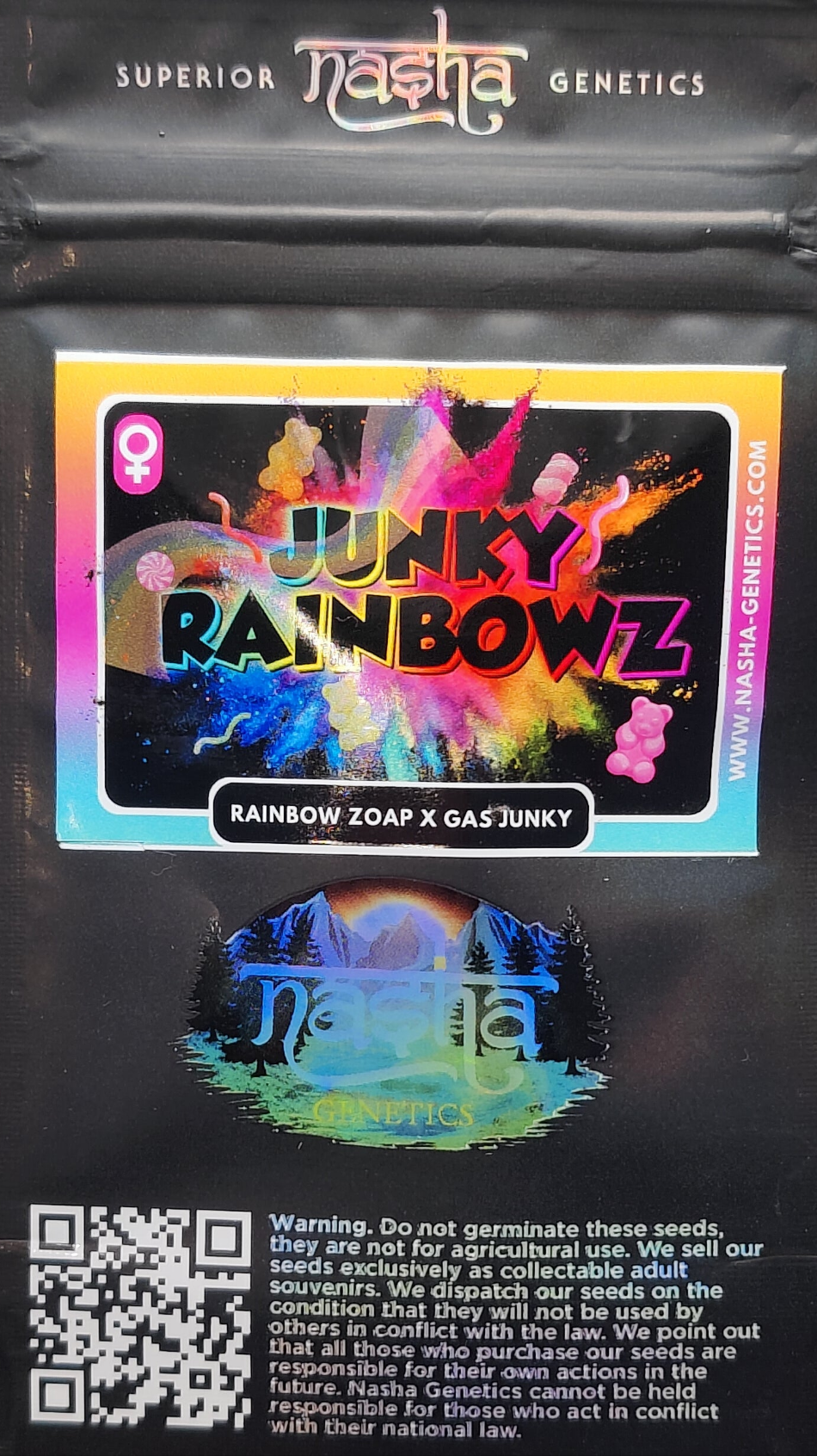 Junky Rainbowz (Rainbow Zoap x Gas Junky) Fem 5-Pack