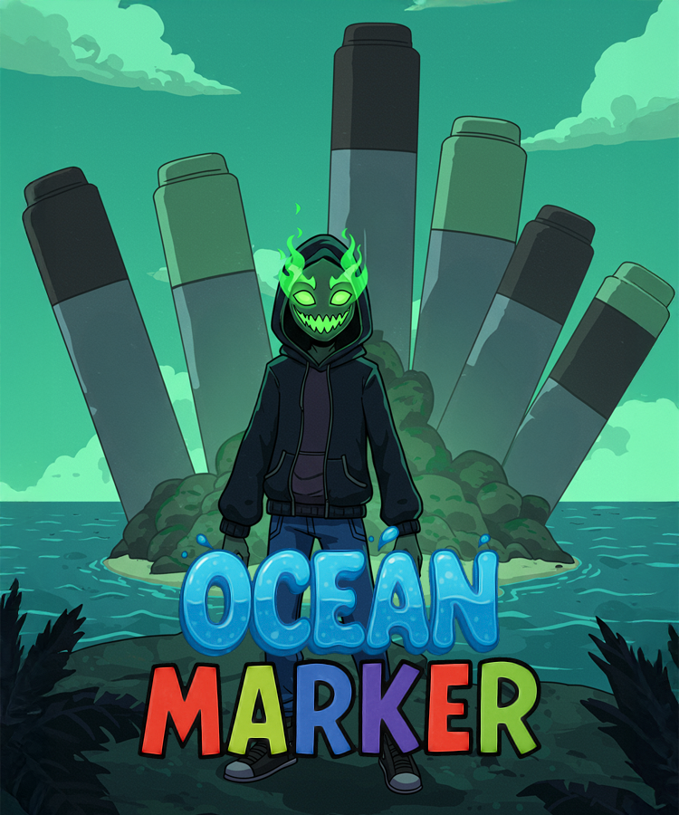 Ocean Marker (Permanent Marker x Ocean Fruit) 5-Pack