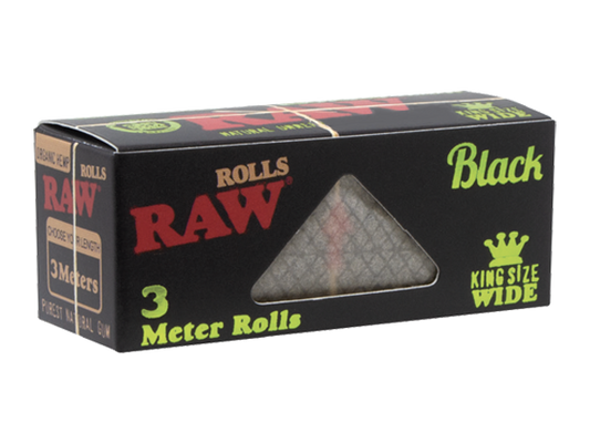 RAW Black Organic Hemp Rolls