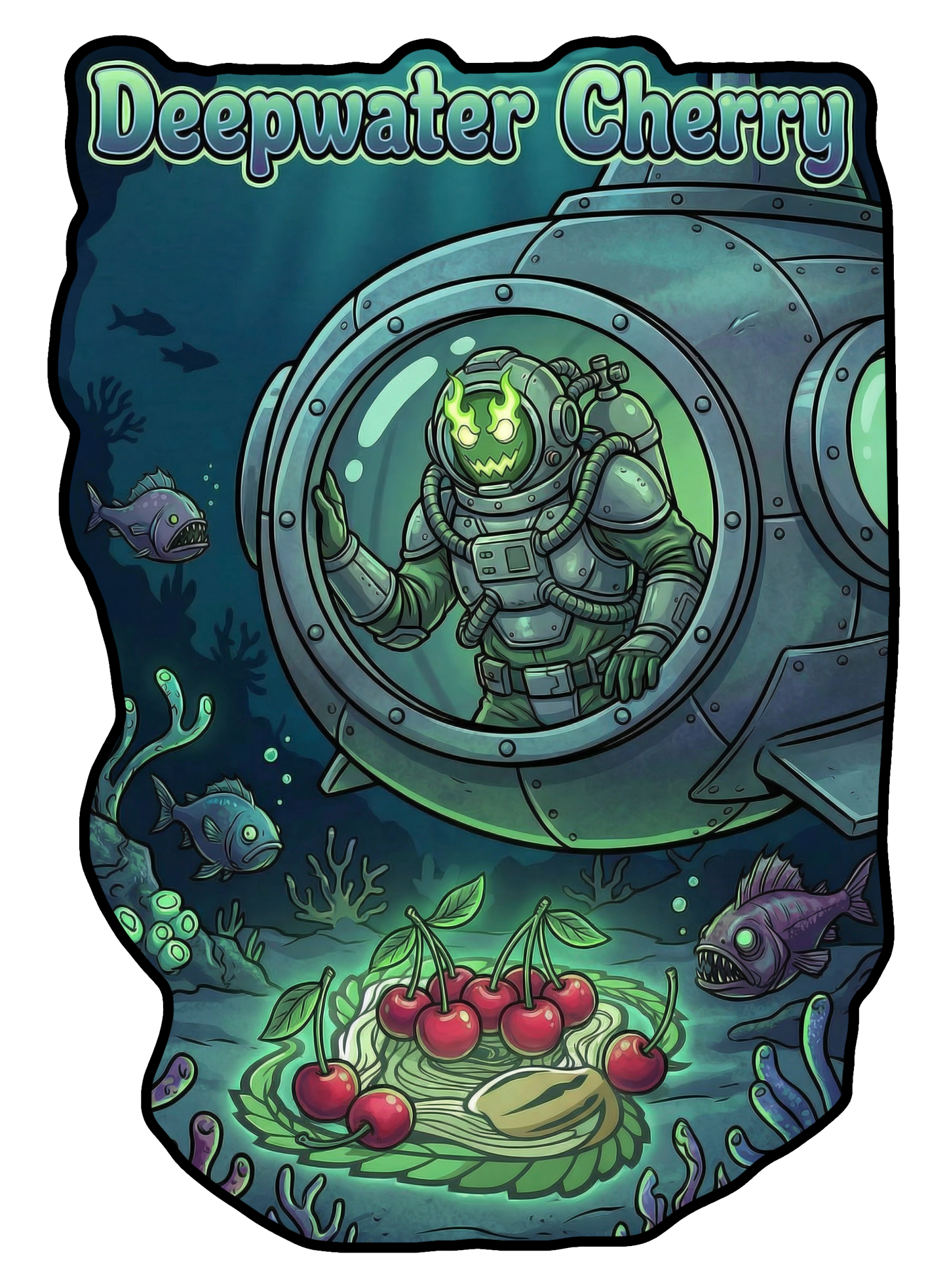 Deepwater Cherry (Ocean Fruit x Frozen Trop Cherry) 5 seeds + 2 Blueberry x FTC