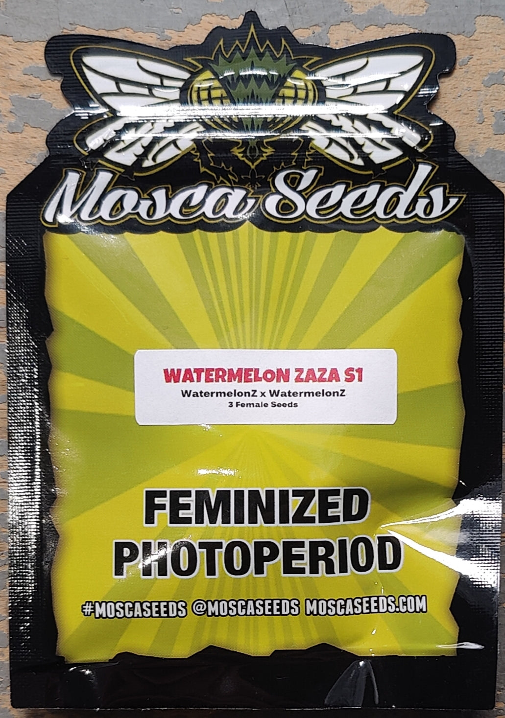 Watermelon Zaza S1 Tiki Madman x Mosca Seeds Collab Fem 3 seeds