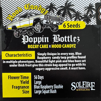 Poppin Bottlez 6-Pack (Rozay Cake x Hood Candyz) + 3x Section A (Apple Fritter x Hood Candyz) Fems