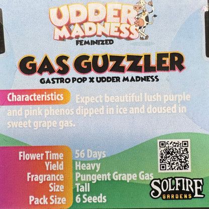 Gas Guzzler 6-Pack (Gastro Pop x Udder Madness) + 3x Section A (Apple Fritter x Hood Candyz) Fems