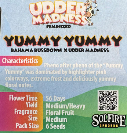 Yummy Yummy 6-Pack (Bahama Bussdown x Udder Madness) + 3x Section A (Apple Fritter x Hood Candyz) Fems