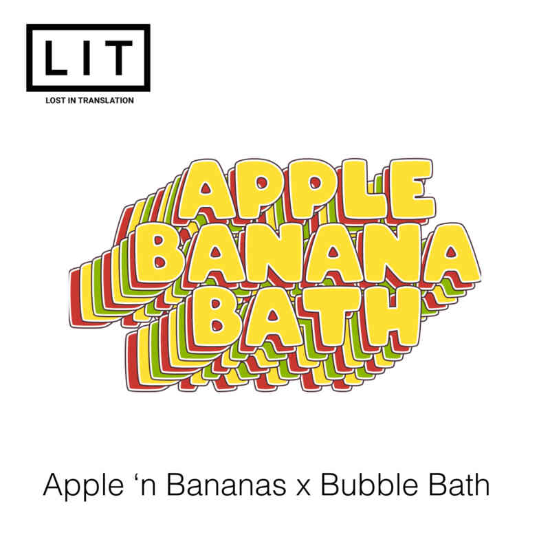 APPLE BANANA BATH (APPLES AND BANANAS X BUBBLE BATH) 6-Pack