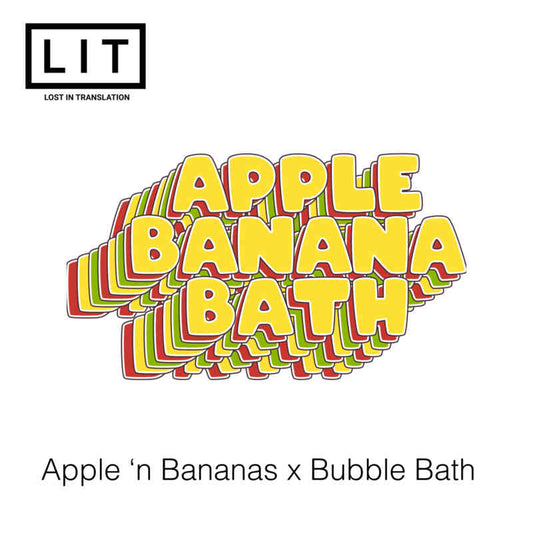 APPLE BANANA BATH (APPLES AND BANANAS X BUBBLE BATH) 6-Pack