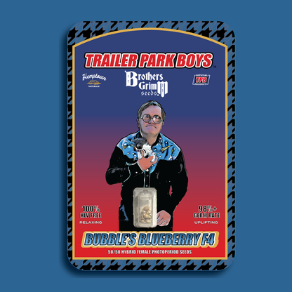 Bubble's Blueberry F4 (Trailer Park Boys Collab) 9 seeds