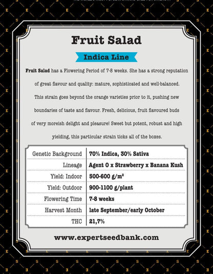 Fruit Salad (Agent 0 x Strawberry x Banana Kush) 1 seed