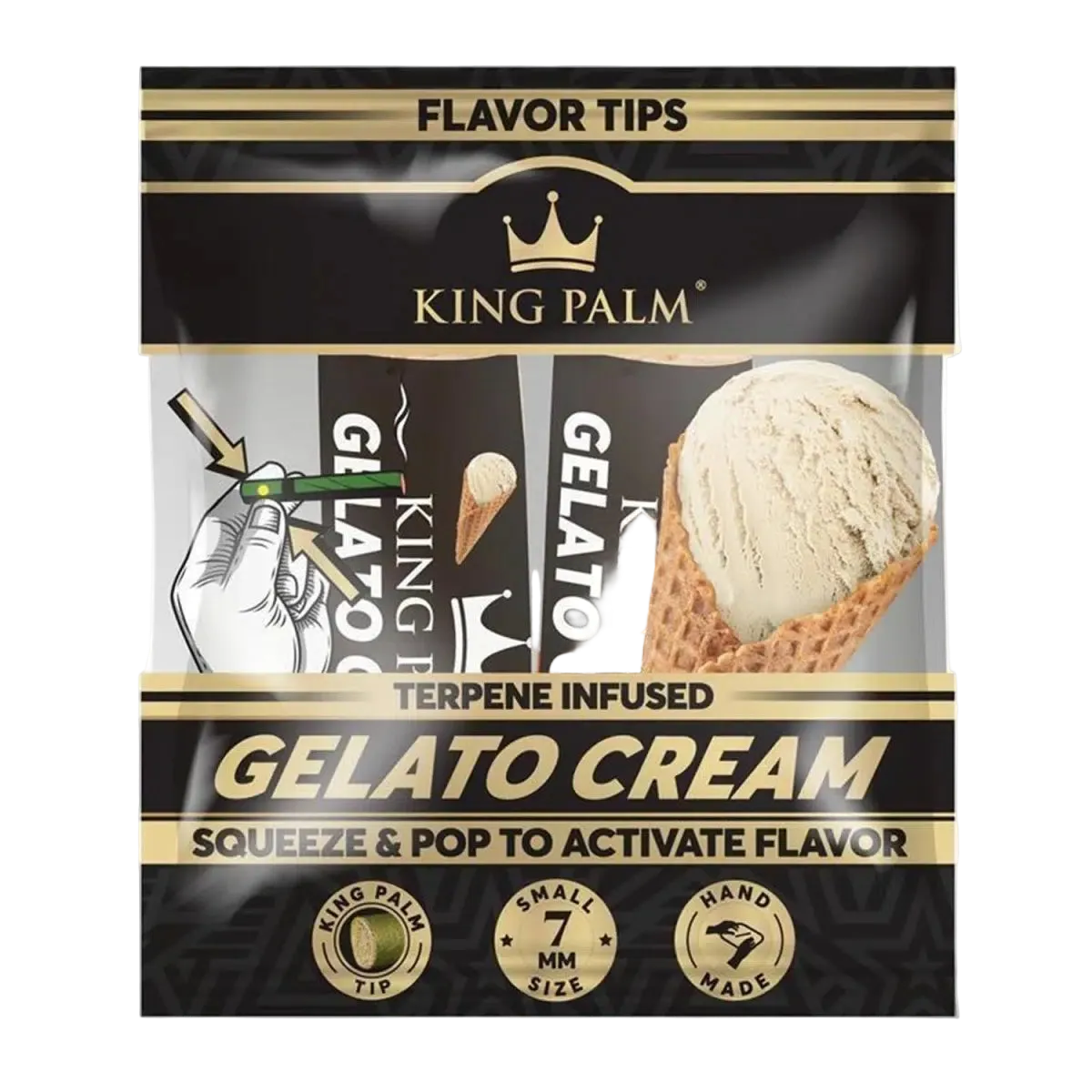 King Palm Gelato Cream flavored Tip's 2-Pack