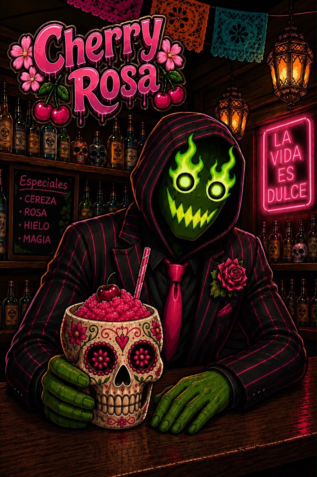 Cherry Rosa (Limonada Rosa x Frozen Trop Cherry) 5 seeds + 2 Maraschino Truffle