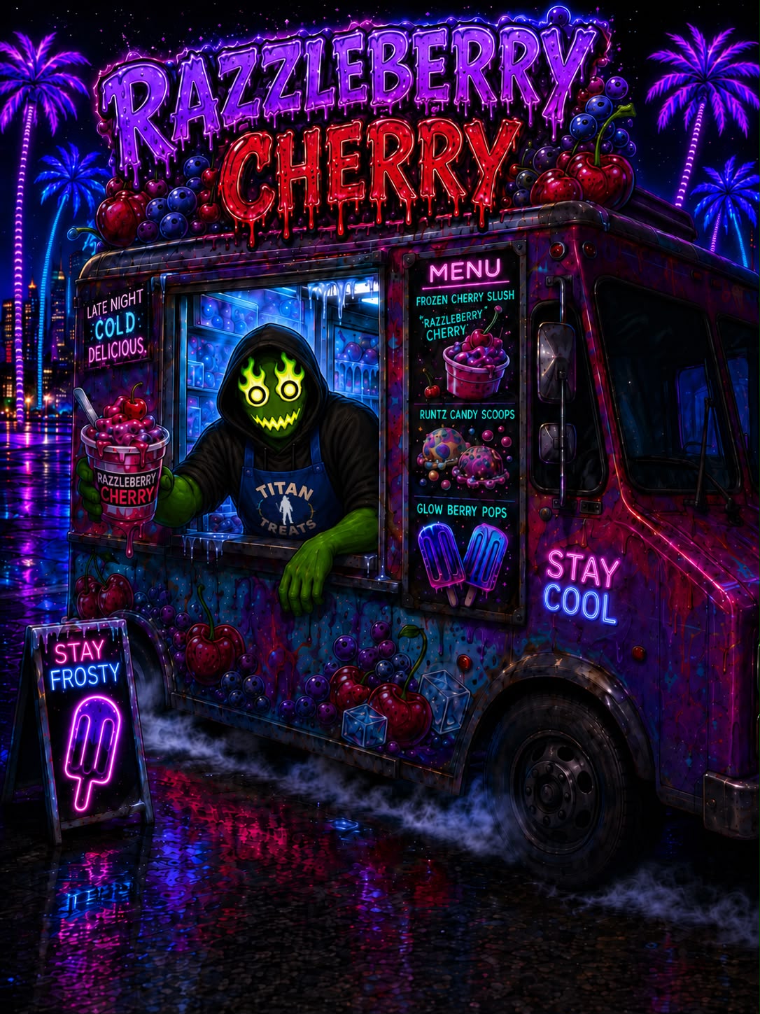 Razzleberry Cherry (Frozen Trop Cherry x Wildberry Runtz #16) 5 seeds