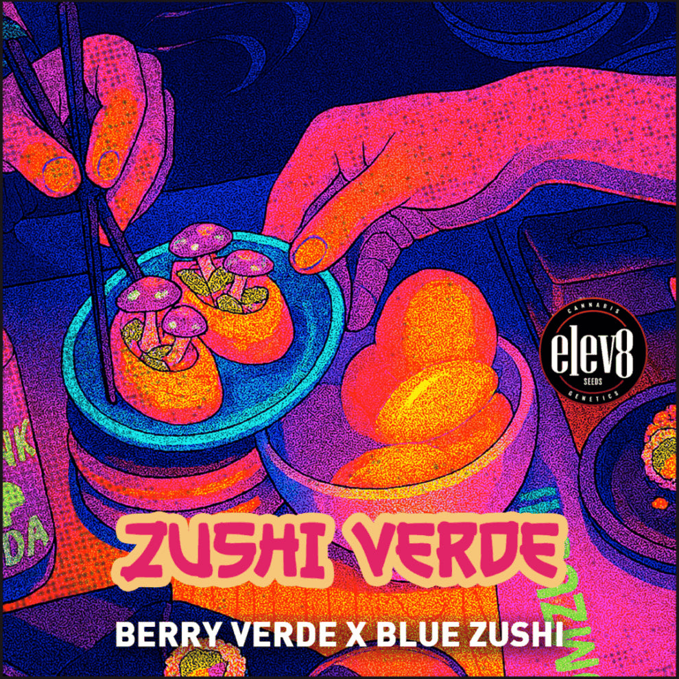 Zushi Verde (Berry Verde x Blue Zushi) 6 seeds + 2 Spicy Guava*