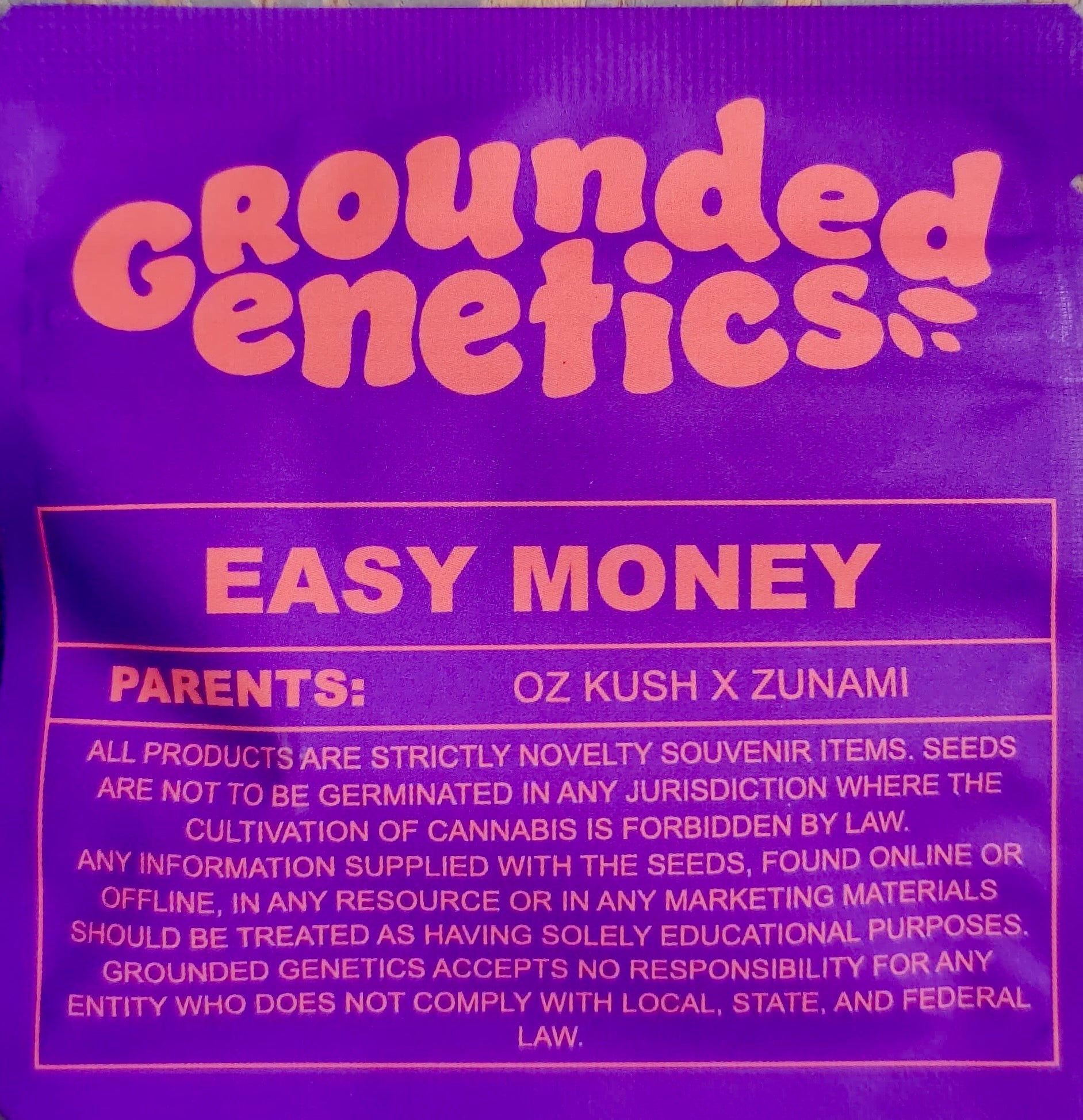 EASY MONEY 7 - Pack (OZ Kush x Zunami) - Gas Station