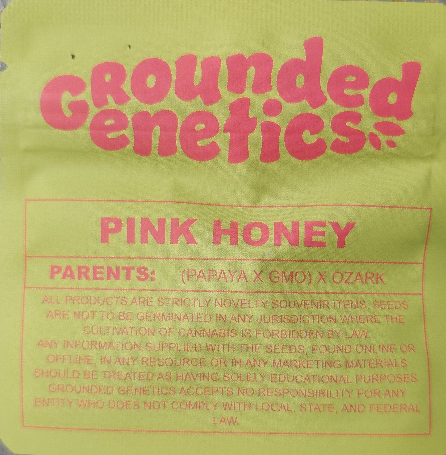 PINK HONEY [(Papaya x GMO) x Ozark] 7 - Pack + 3 Freebies Pink Poochie - Gas Station