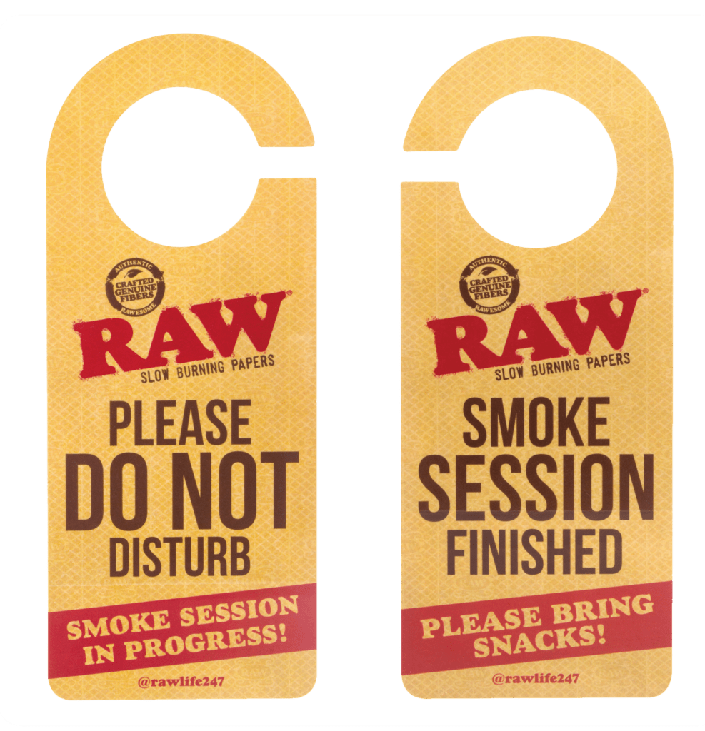 RAW sign - door hanger - Gas Station