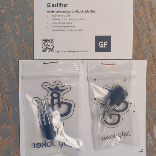 Aktivkohle Glastip by Glasfilter