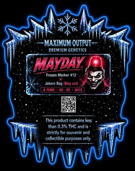 MAYDAY (Frozen Marker #12 x Jokerz Bag) 8 fem seeds